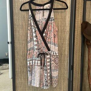 Sleeveless romper